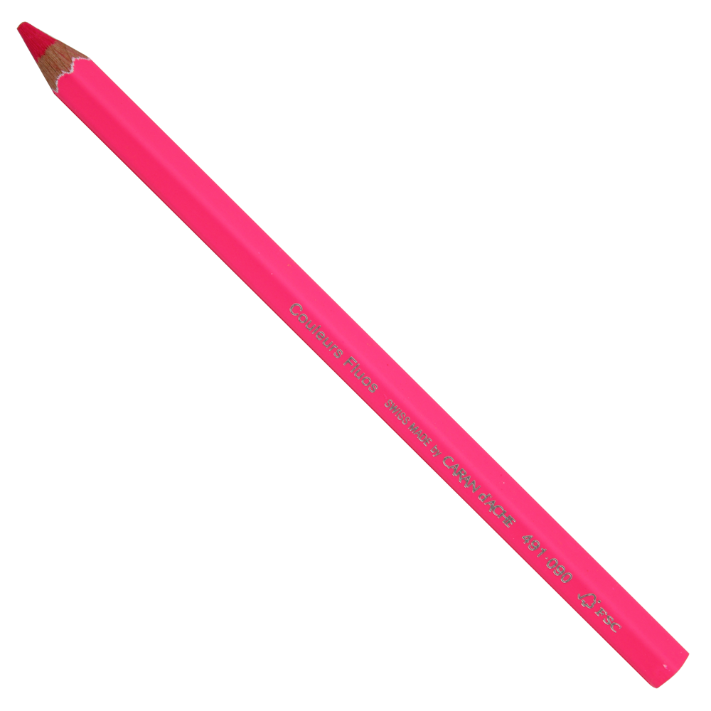 Lápis Jumbo Caran D’Ache Neon Rosa